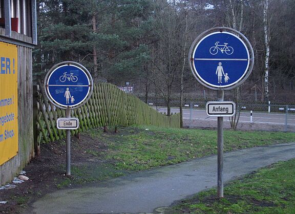 Radwegebau