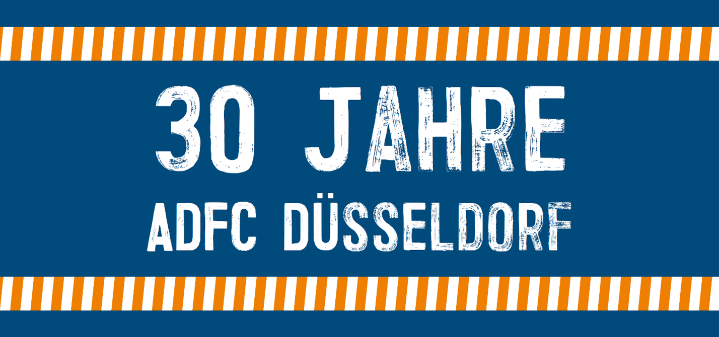 30 Jahre ADFC Düsseldorf Logo 30 Jahre ADFC Düsseldorf
