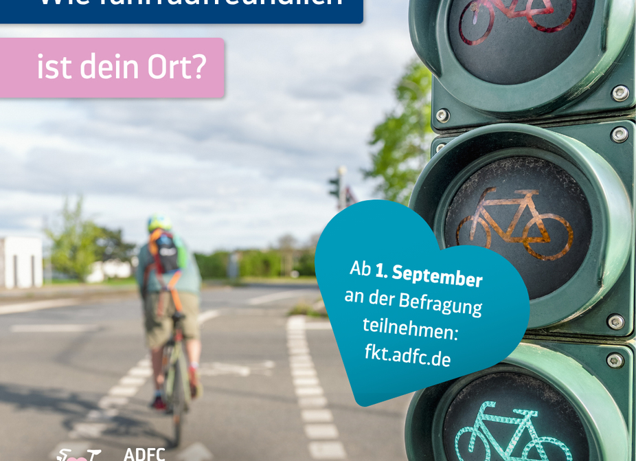 Save the Date Fahrradampel ADFC-Fahrradklima-Test 2026 Quadratisch Save the Date Fahrradampel ADFC-Fahrradklima-Test 2026 Quadratisch