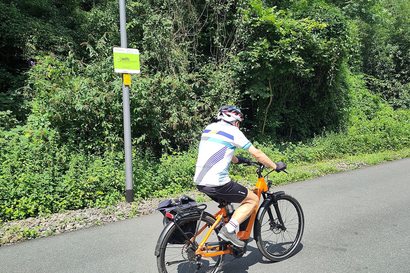 Der ADFC Wuppertal/ Solingen ist Streckenpate der Nordbahntrasse. 
